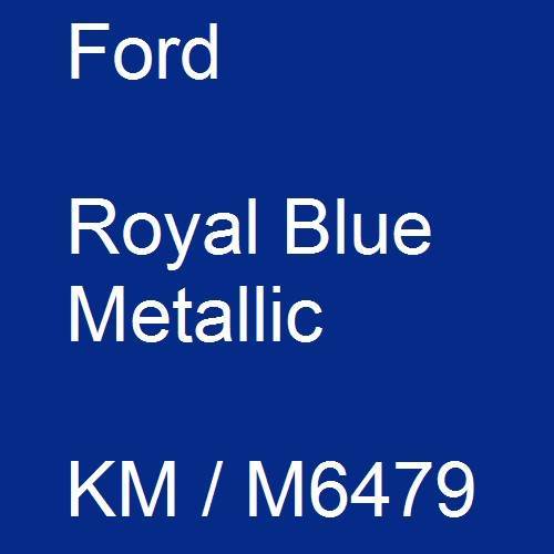 Ford, Royal Blue Metallic, KM / M6479.
